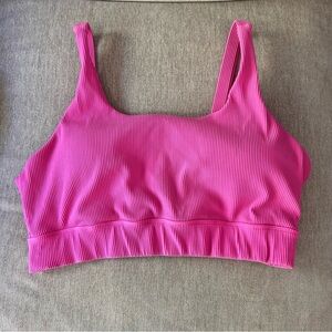 Zyia active ribbed pink reve sports Bra